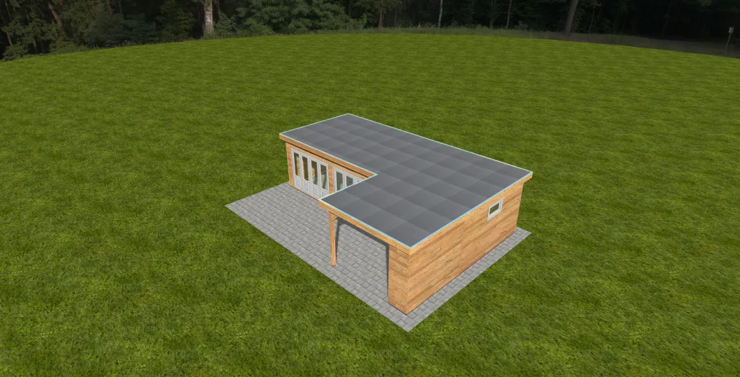 Tuinhuis met Overkapping – Richmond